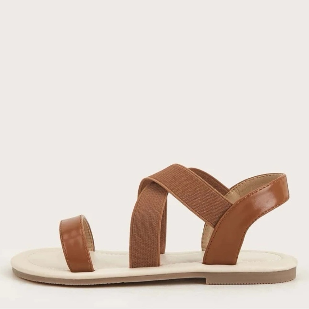 Girls Cross Strap Sandals Size: 35EU (3 kids) - Picture 3 of 11